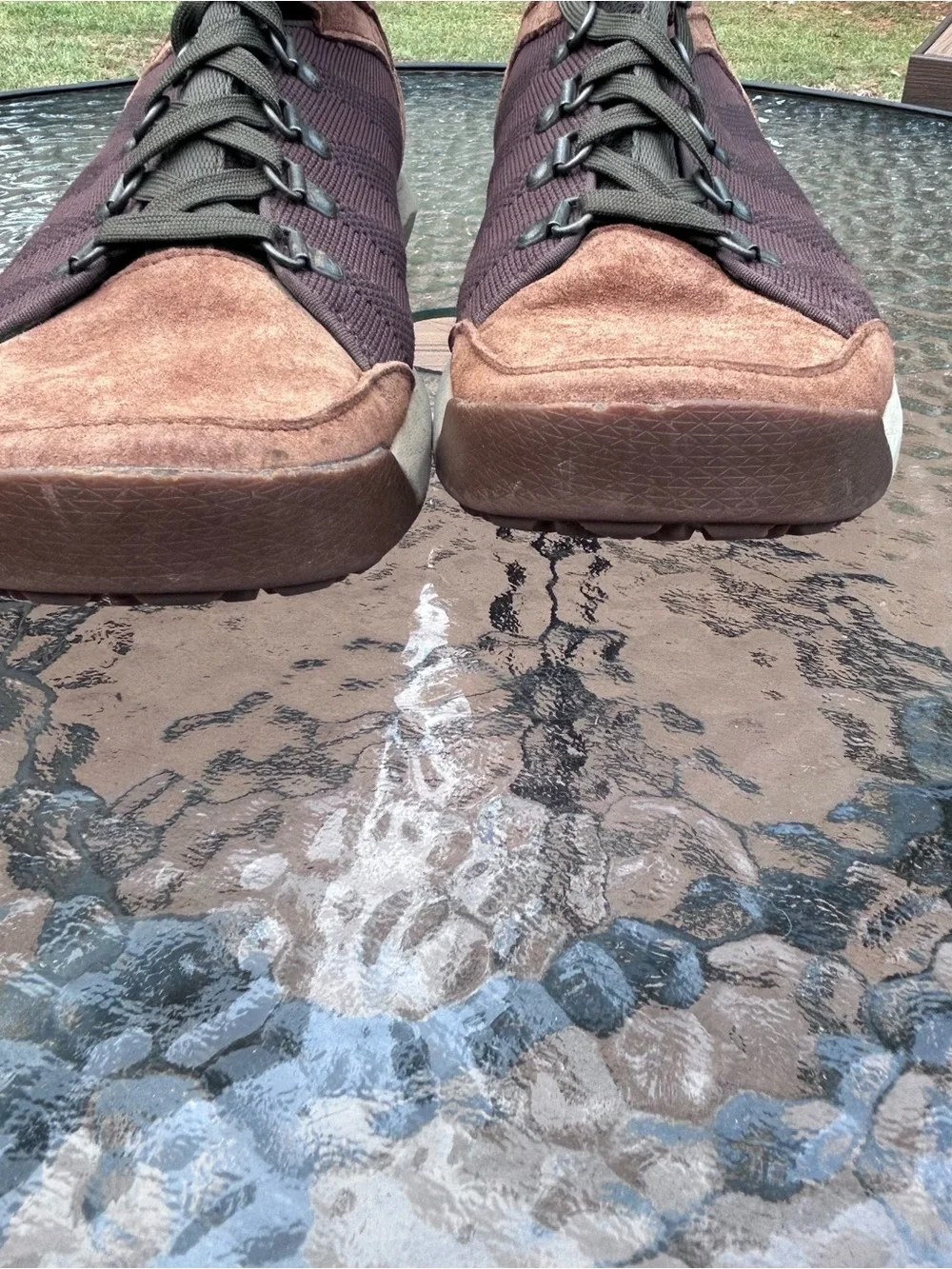 LL Bean Men’s Size 10.5 Vista Hiker Mid Boots Brown Suede Leather & Mesh